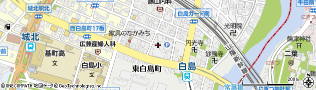 食辛房 広島白島Qガーデン店周辺の地図