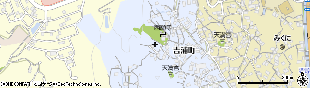 広島県尾道市吉浦町周辺の地図