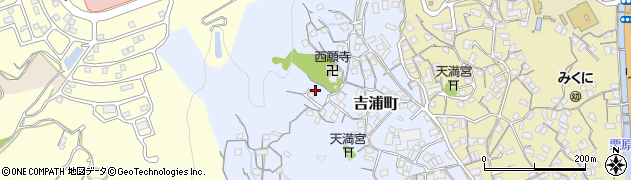 広島県尾道市吉浦町周辺の地図