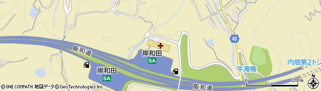 大阪府岸和田市内畑町2859周辺の地図