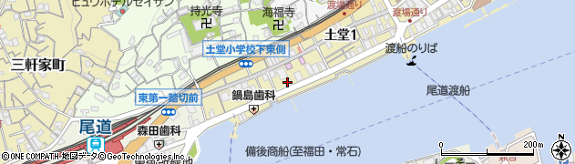 三井住友銀行尾道支店周辺の地図