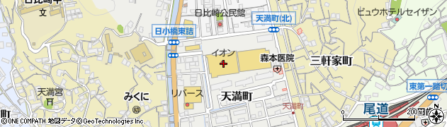 広島銀行イオンスタイル尾道 ＡＴＭ周辺の地図