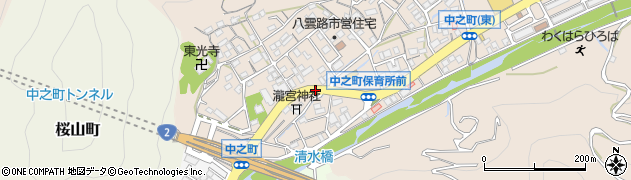 瀧宮神社前周辺の地図