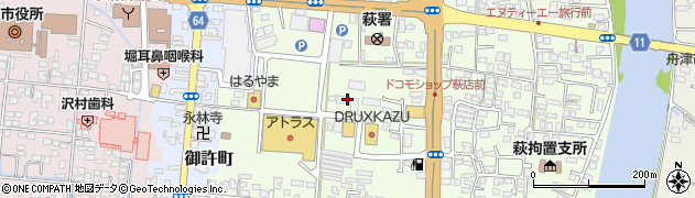 ざぶざぶハウス萩店周辺の地図