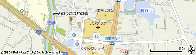 フジグラン東広島周辺の地図
