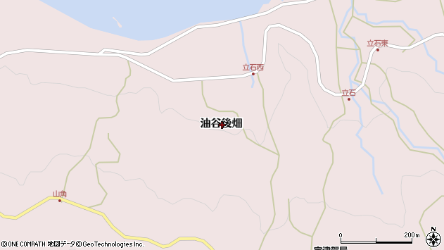 〒759-4711 山口県長門市油谷後畑の地図