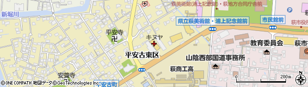 株式会社千曲ダイドー　萩営業所周辺の地図