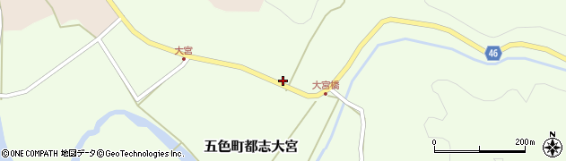 兵庫県洲本市五色町都志大宮162周辺の地図