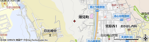 広島県尾道市潮見町4周辺の地図