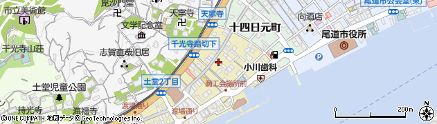 尾道数楽考房・啓仁館尾道校周辺の地図