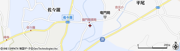 奈良県吉野郡吉野町佐々羅124周辺の地図