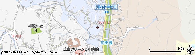 広島県広島市佐伯区五日市町大字上河内64周辺の地図