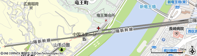 広島県広島市西区竜王町8周辺の地図
