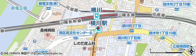 横川駅駅周辺の地図