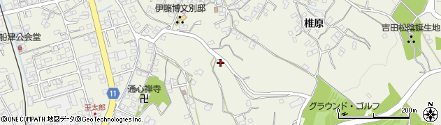 山口県萩市椿東周辺の地図