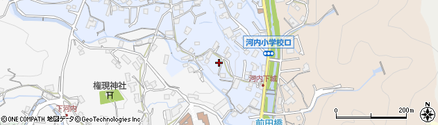 広島県広島市佐伯区五日市町大字上河内76周辺の地図