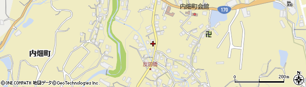 大阪府岸和田市内畑町993周辺の地図