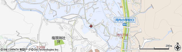 広島県広島市佐伯区五日市町大字上河内83周辺の地図