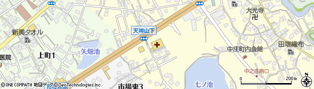 業務スーパー　泉佐野中庄店周辺の地図