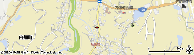大阪府岸和田市内畑町994周辺の地図