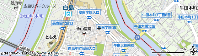 全国ネット広島　寝台自動車・２４時間受付電話周辺の地図
