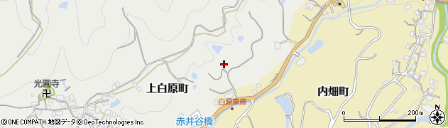 大阪府岸和田市上白原町491周辺の地図