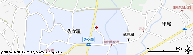 奈良県吉野郡吉野町佐々羅105周辺の地図