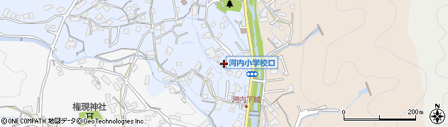 広島県広島市佐伯区五日市町大字上河内136周辺の地図