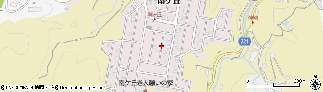 大阪府河内長野市南ケ丘周辺の地図