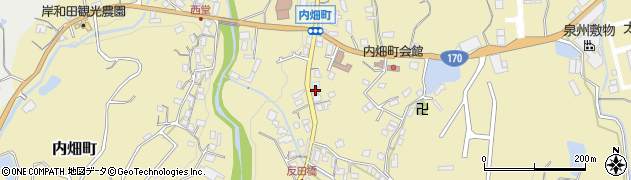 大阪府岸和田市内畑町926周辺の地図