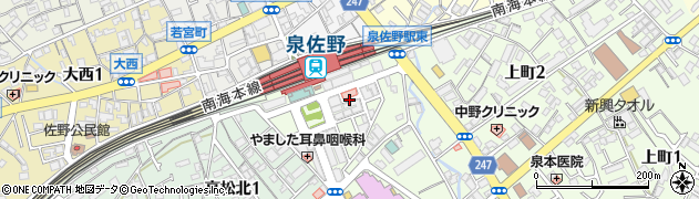 炉ばた焼いろり 大阪府泉佐野市周辺の地図