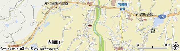 大阪府岸和田市内畑町1324周辺の地図