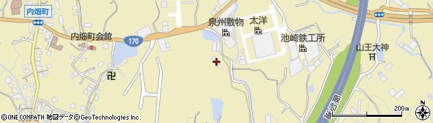 大阪府岸和田市内畑町2215周辺の地図