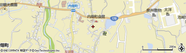 大阪府岸和田市内畑町953周辺の地図