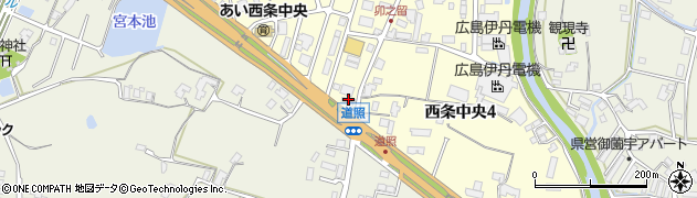 ａｐｏｌｌｏｓｔａｔｉｏｎ東広島ＳＳ周辺の地図