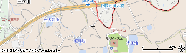 井川みかん園周辺の地図