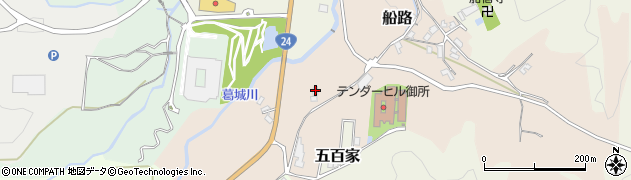 奈良県御所市船路148周辺の地図