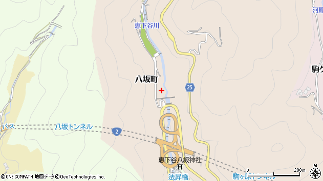 〒723-0061 広島県三原市八坂町の地図