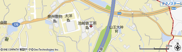 大阪府岸和田市内畑町2115周辺の地図