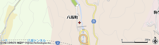 広島県三原市八坂町周辺の地図