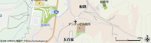 奈良県御所市船路247周辺の地図