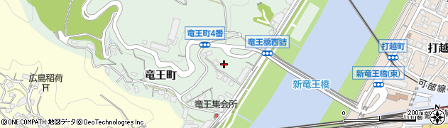 広島県広島市西区竜王町4周辺の地図