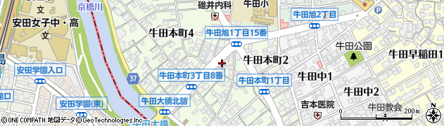 牛田本町ビル周辺の地図