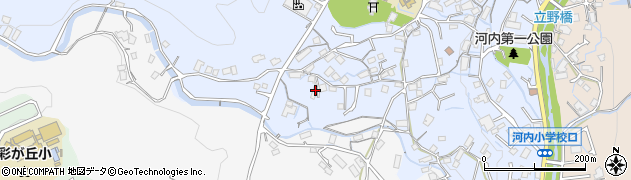広島県広島市佐伯区五日市町大字上河内206周辺の地図