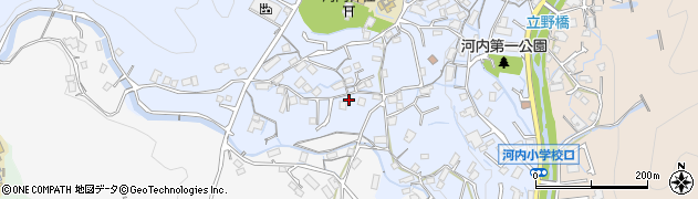 広島県広島市佐伯区五日市町大字上河内190周辺の地図