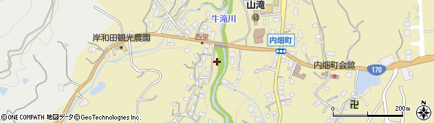 大阪府岸和田市内畑町1313周辺の地図