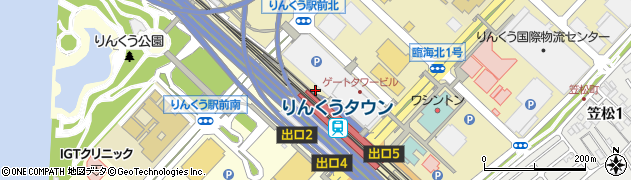 りんくうタウン駅周辺の地図