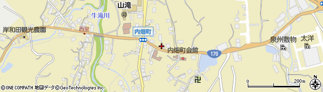 大阪府岸和田市内畑町903周辺の地図