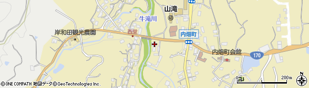 大阪府岸和田市内畑町1018周辺の地図