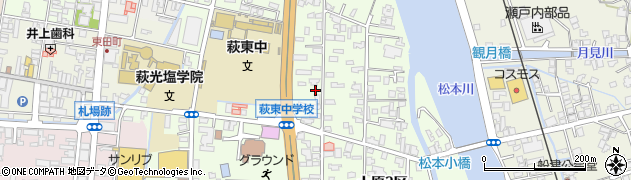 山口県萩市土原３区330周辺の地図